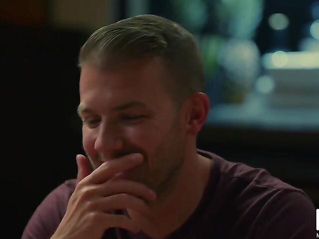 Lovely dinner and MMF threesome with curious Maya Woulfe