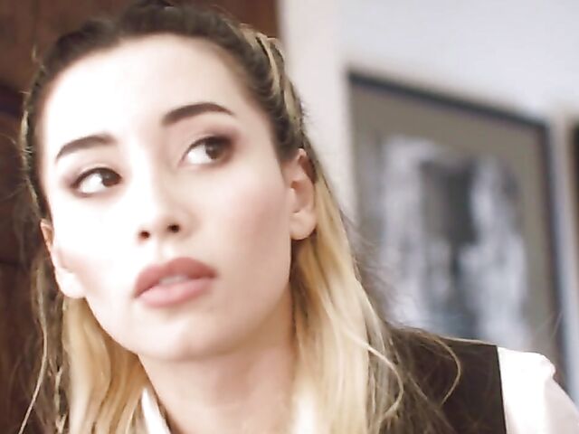 Alexia Anders and Aria Lee's girl on girl sex scene