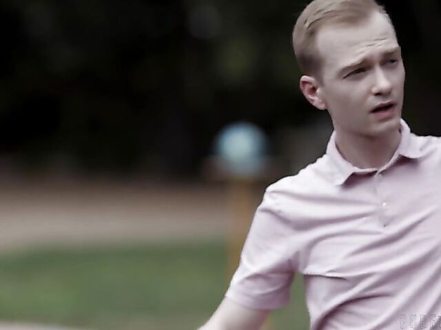 Husband watches Kit Mercer get nailed by her new stepson