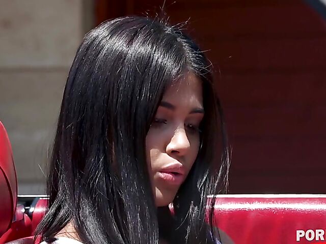 Carwash latina interracial wet fuck featuring Yorgelis Carrillo