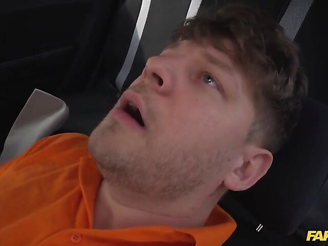 Lucky Bee - Car fuck with a slutty student driver