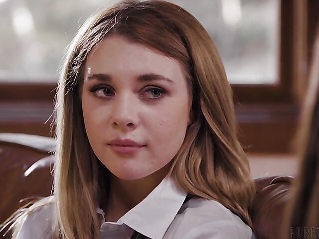 Lesbian cheerleader Jane Wilde and busty schoolgirl Gabbie Carter