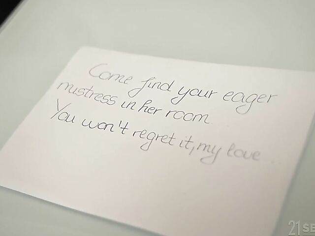 Clothed anal sex in black with elegant Francys Belle