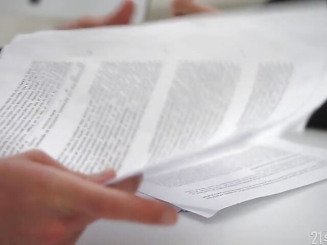 Two cocks at work for curious Angelika.Grays