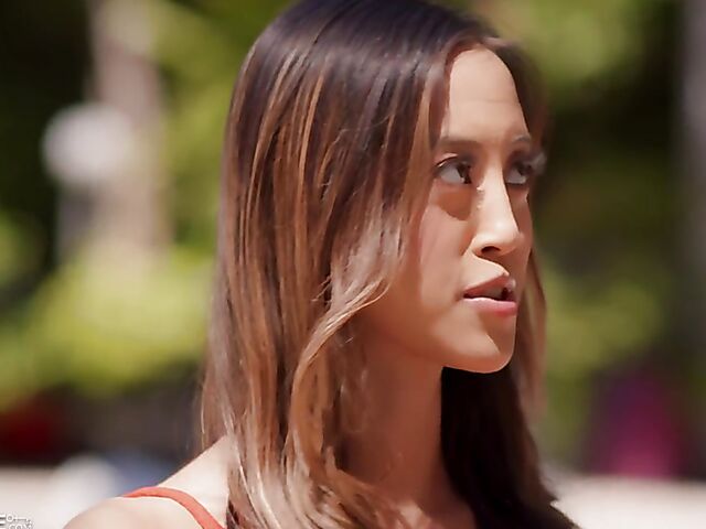 Alexia Anders - Sexy asian lady in red