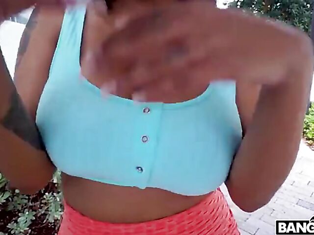 Busty ebony big ass babe Paris The Muse gets shagged