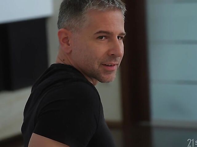 Sasha Rose - Perfect brunette DP in a luxury house