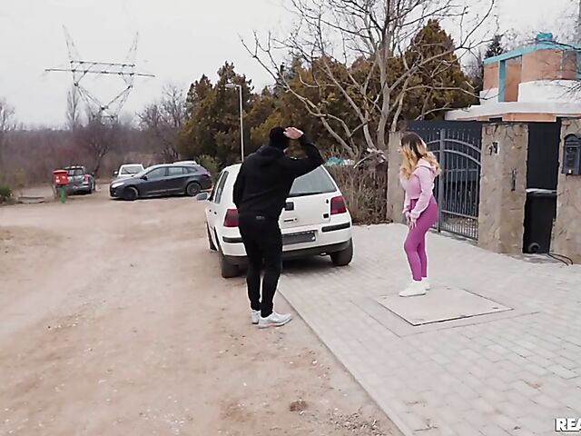 Safira Yakkuza - Girl with big fake tits POV anal