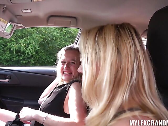 Boy on milf foursome anal with Maya Evans and Andrea V