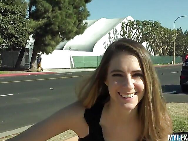 Tara Ashley  - Skinny MILF gets picked up in the street