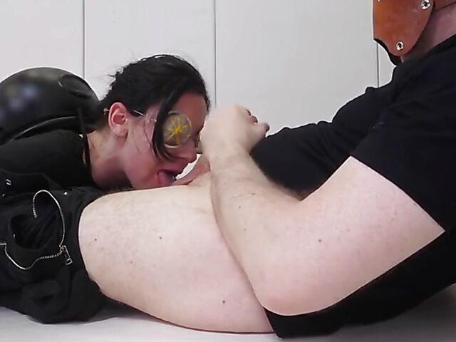 Extreme BDSM anal with helpless bug girl Audrey Holiday