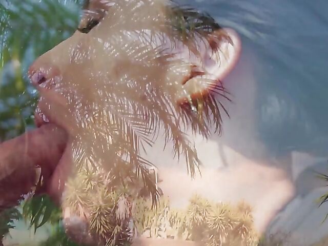 Outdoor anal in paradise with sexy brunette Dulce Katy