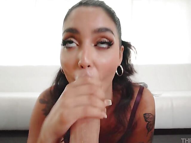 Vanessa Sky - Latina deepthroat from your point of view