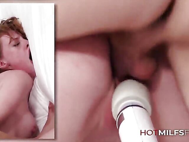 Pale redhead MILF Mona Lisa gets down and dirty