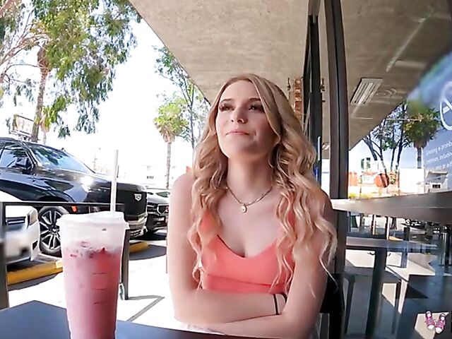 Naughty small tits girl Stephanie Gwen wants to be your fuckdoll