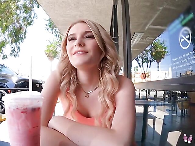 Naughty small tits girl Stephanie Gwen wants to be your fuckdoll