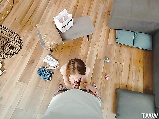 Virtual POV sex with blue-eyed cute babe Nata Ocean