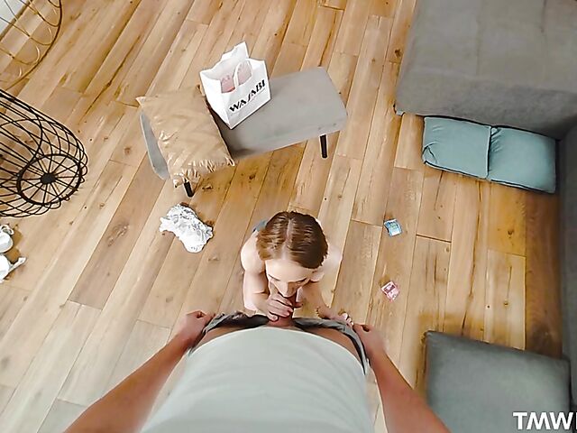 Virtual POV sex with blue-eyed cute babe Nata Ocean