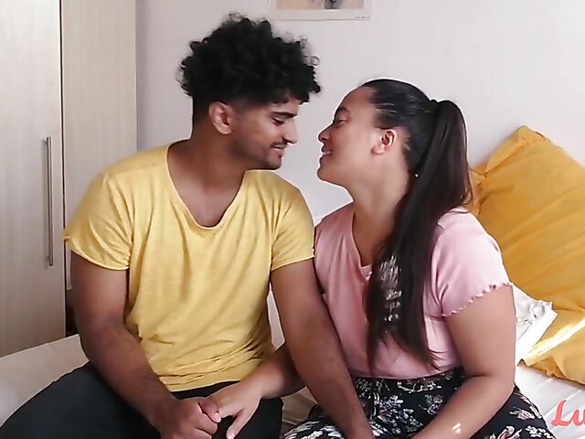 Exotic amateur couple Iris and June doing porn