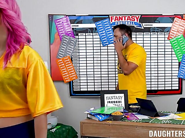 Jazmin Luv & Aubree Valentine - Football fans have group sex