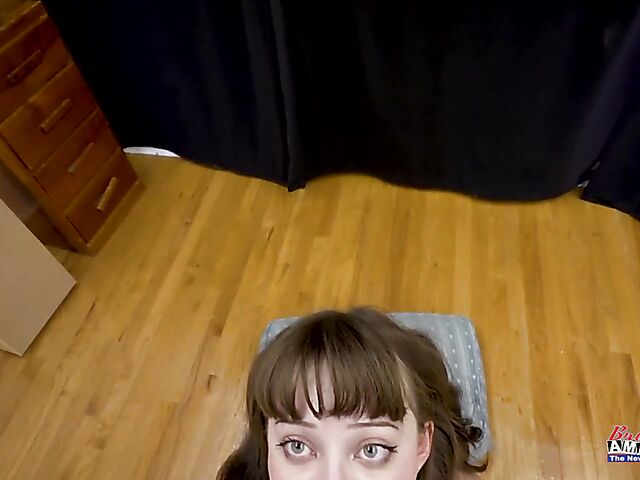 Barefoot POV sex with an amateur girl called Riri