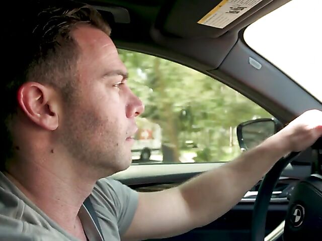 Skinny young exhibitionist Mackenzie Mace gets pounded in front of her stepdad