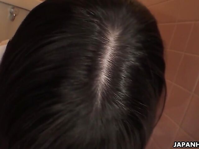 Big tits Japanese secretary Shizuku Hutaba shows her goods