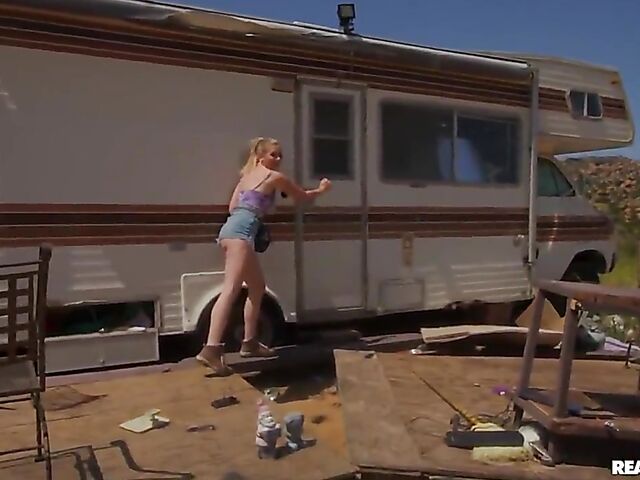 Outdoor interracial group sex on a hike with Angel Youngs, Nikki Sweet and Jesse Pony