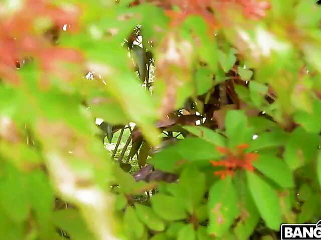 Latina bikini babe Tokyo Lynn shows off her wet round ass and takes a black cock