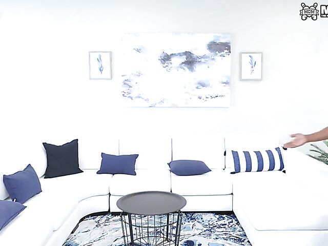 Interracial MILF creamy fuck featuring Mandy Rhea