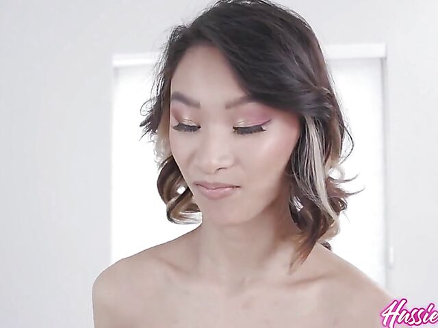Xoey Li - Vietnamese shaved asian casting with a white guy