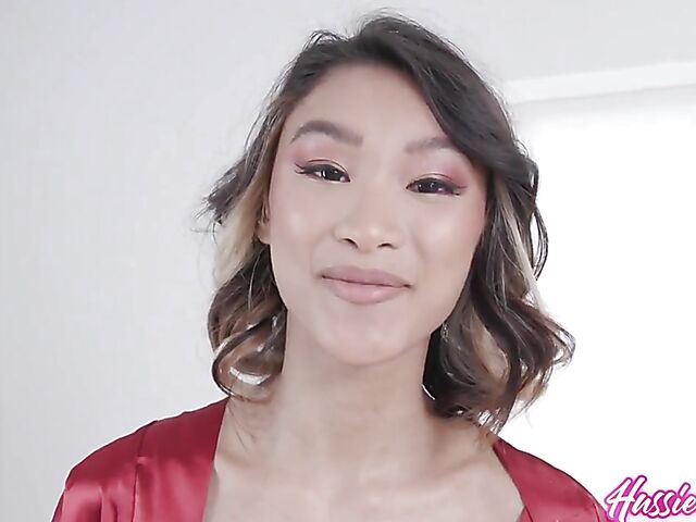 Xoey Li - Vietnamese shaved asian casting with a white guy