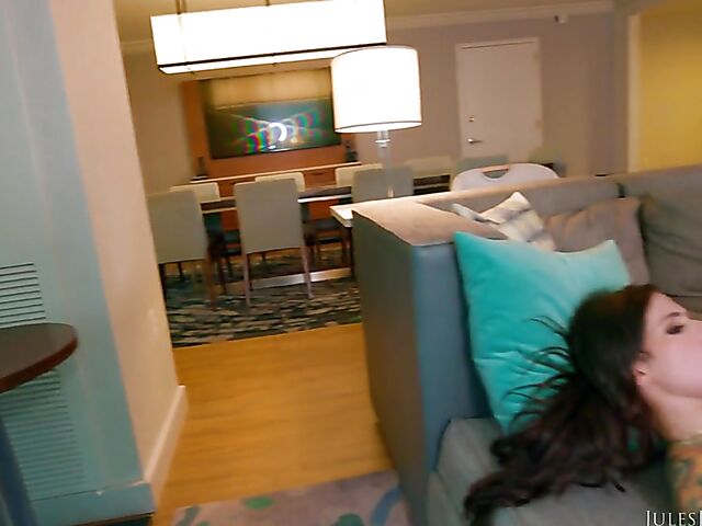 Porn star return with Keisha Grey and Jules Jordan