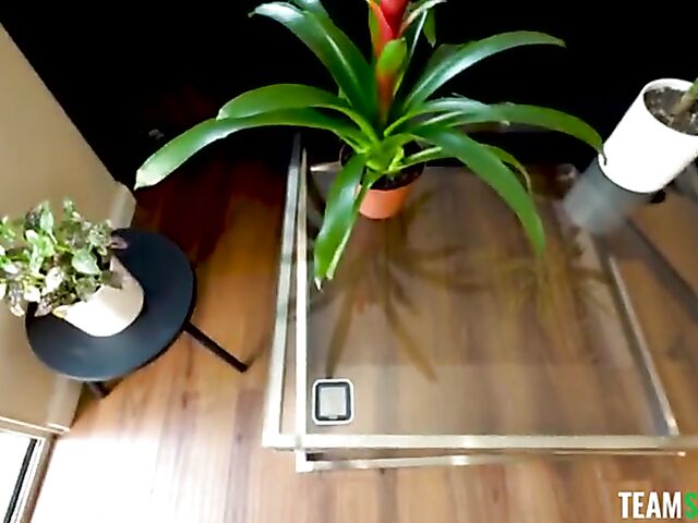 Busty babe Octavia Red gets some cock after shower