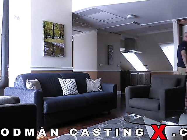 Woodman casting interview and oral test with Mya Quinn