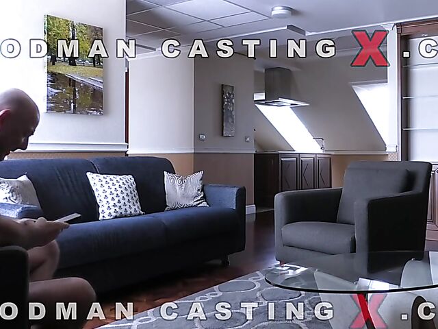 Woodman casting interview and oral test with Mya Quinn