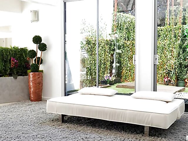 Karlie - Pretty brunette casting from your point of view