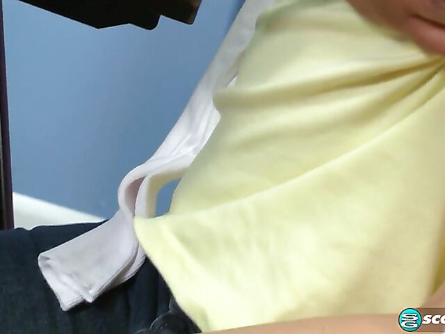 Jenna Ross - Teen brunette gets banged in the classroom