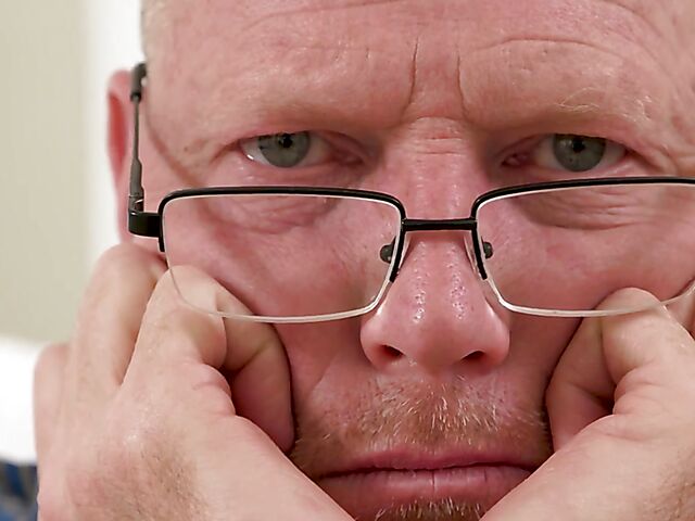 Lucky old man watches his naughty young stepdaughter Freya Parker suck and fuck