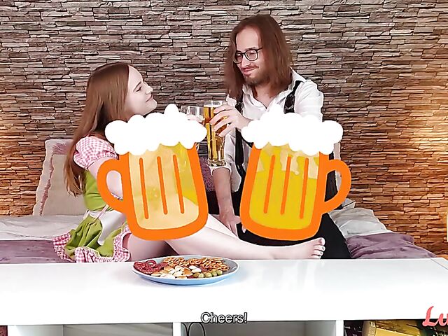 Luna & Mik - Enthusiastic amateur couple celebrating Oktoberfest