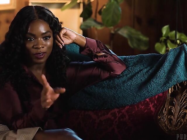 Sweaty hot threesome with sinful Charlotte Sins