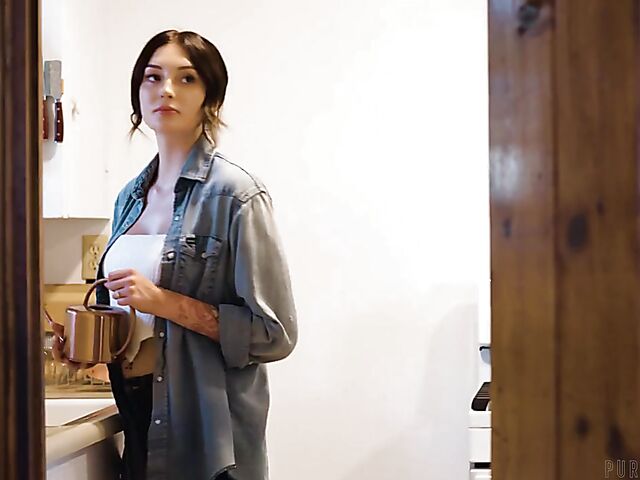 Sweaty hot threesome with sinful Charlotte Sins