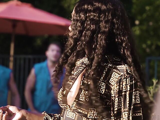 Sweaty hot threesome with sinful Charlotte Sins