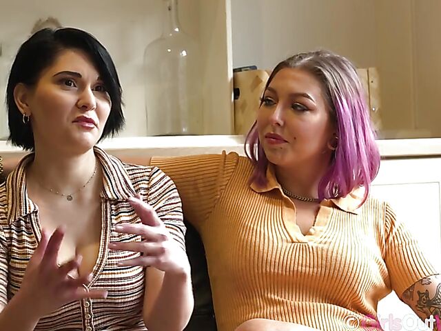 Naked lesbian interview for Girls Out West