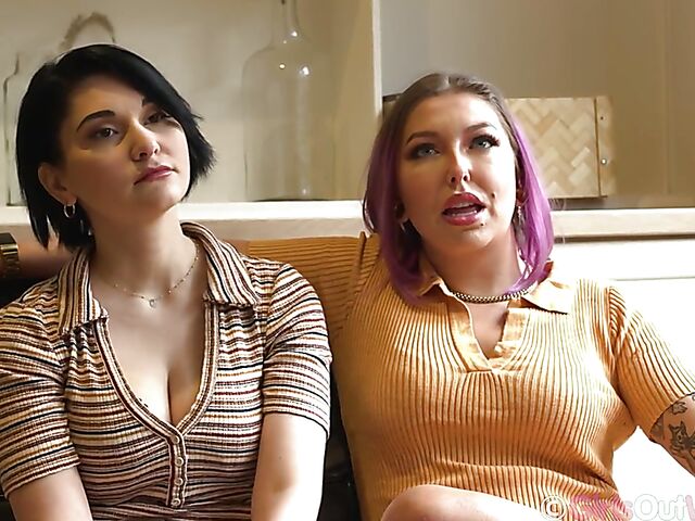 Naked lesbian interview for Girls Out West
