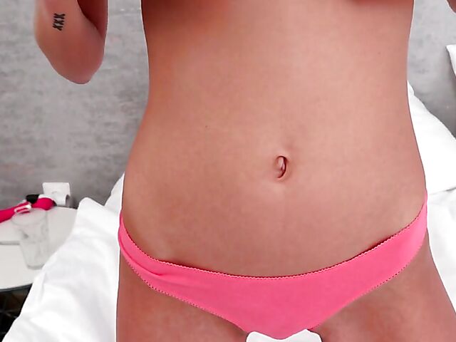 Lili Charmelle goes to bed with her pink magic wand