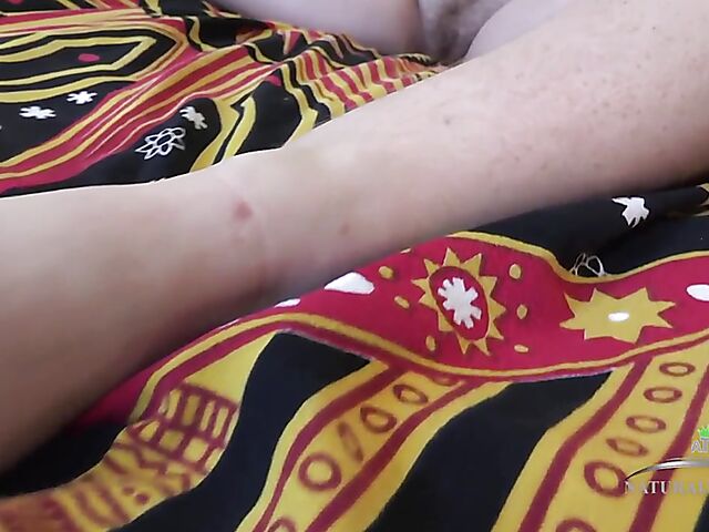 Hairy girl Lily Lay shows her bush and armpits during the interview