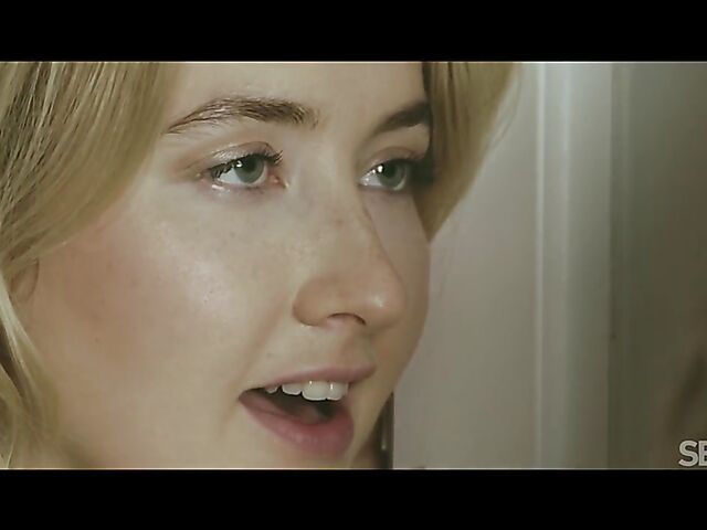 Erotic lesbian fingering by the window with Ann Joy and Lili Charmelle