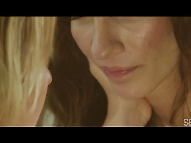 Erotic lesbian fingering by the window with Ann Joy and Lili Charmelle