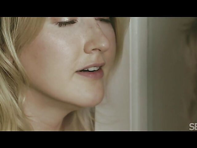 Erotic lesbian fingering by the window with Ann Joy and Lili Charmelle